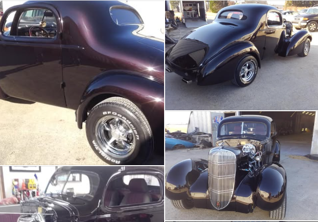 Blacked-Out Hot Rod Coupe