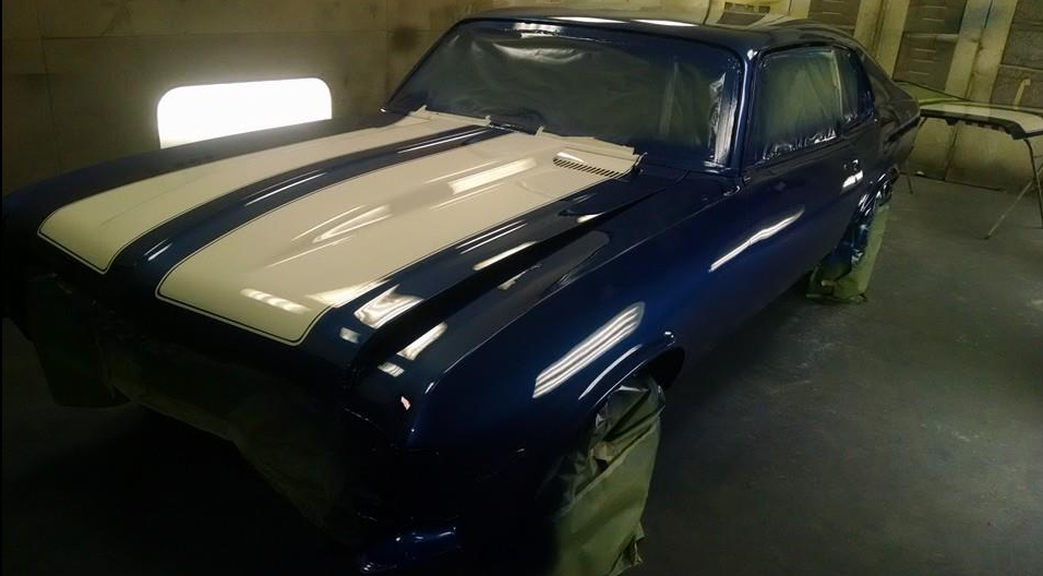 Blue Nova Rally Stripes