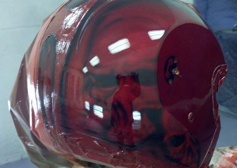 Candy Red Helmet